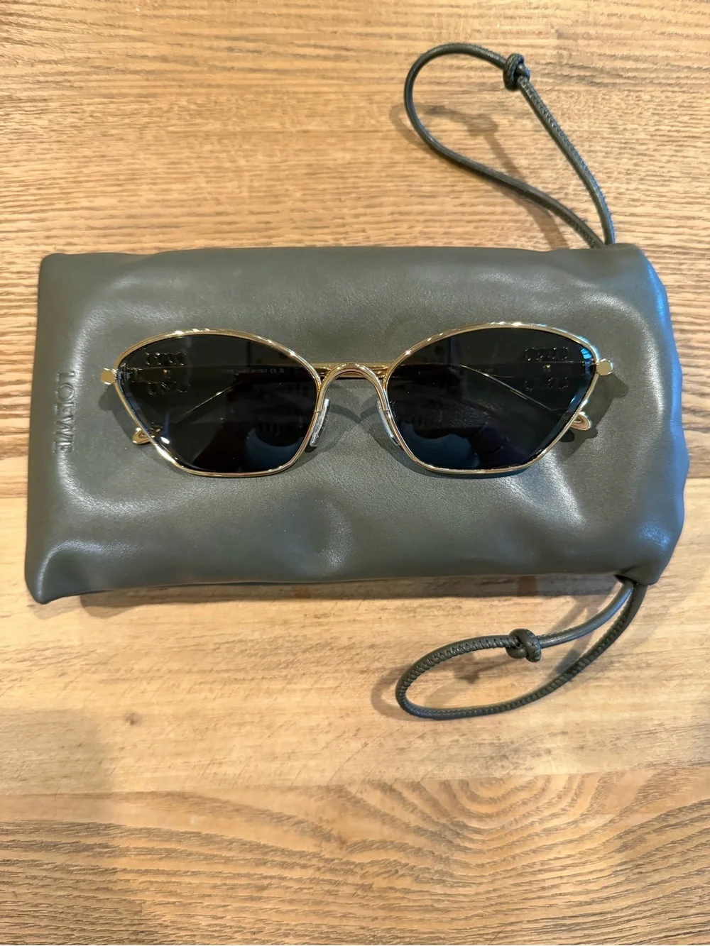 Loewe Anagram Hexagonal Sunglasses